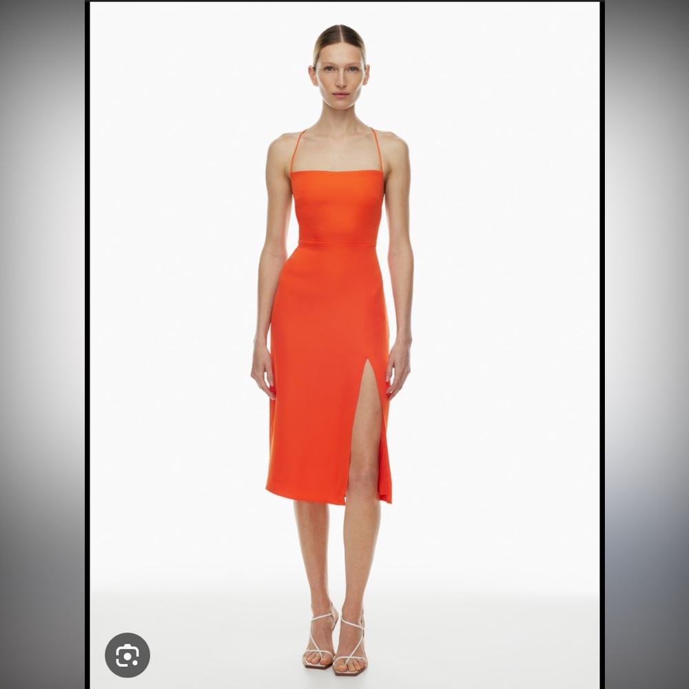 Babaton Success Dress in Orange